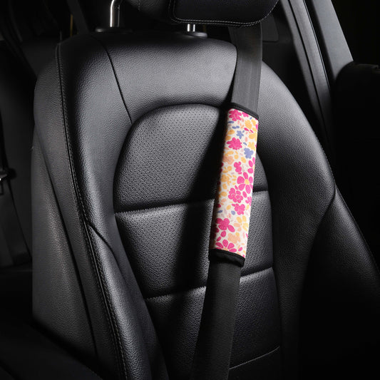 Floral - Set of 2 Seat Belt Covers