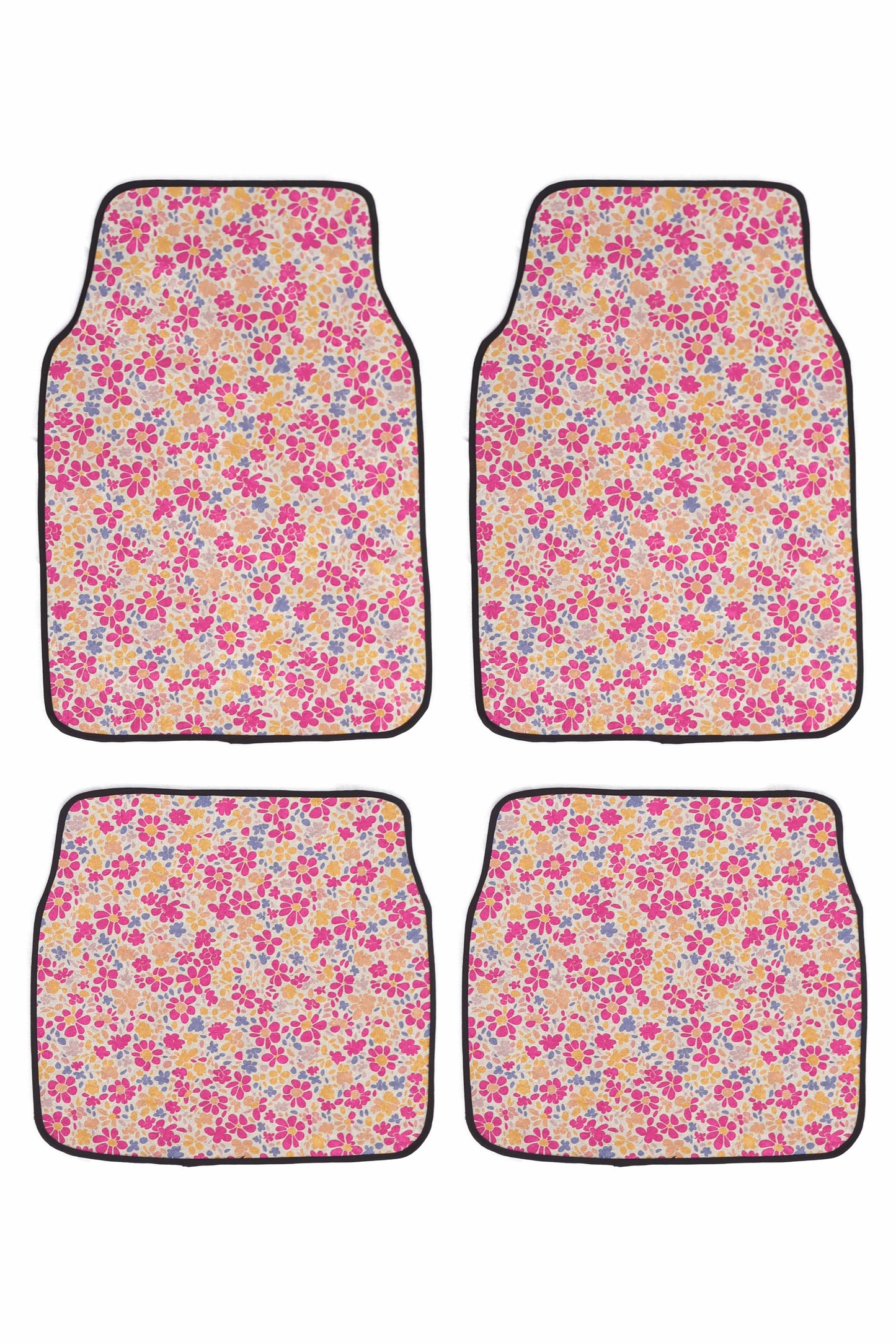 Floral - Set of 4 Car Mats