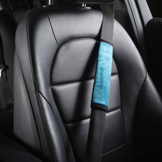 Green - Set of 2 Seat Belt Covers