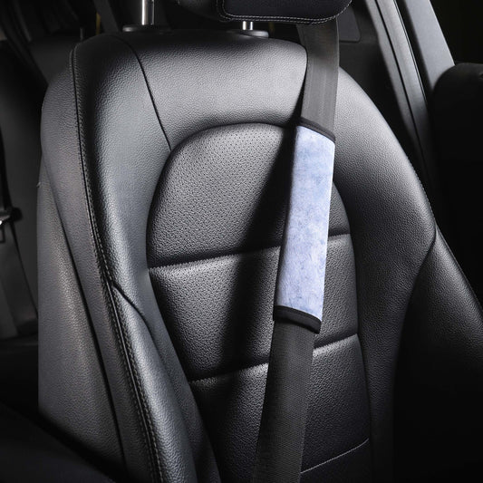 Grey - Set of 2 Seat Belt Covers