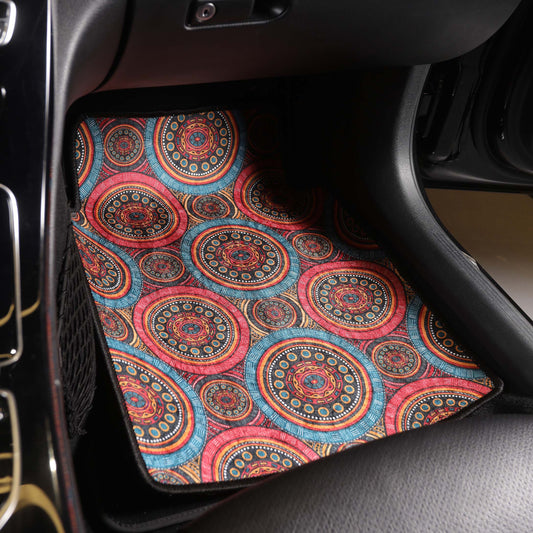 Mexican Art - Set of 4 Car Mats