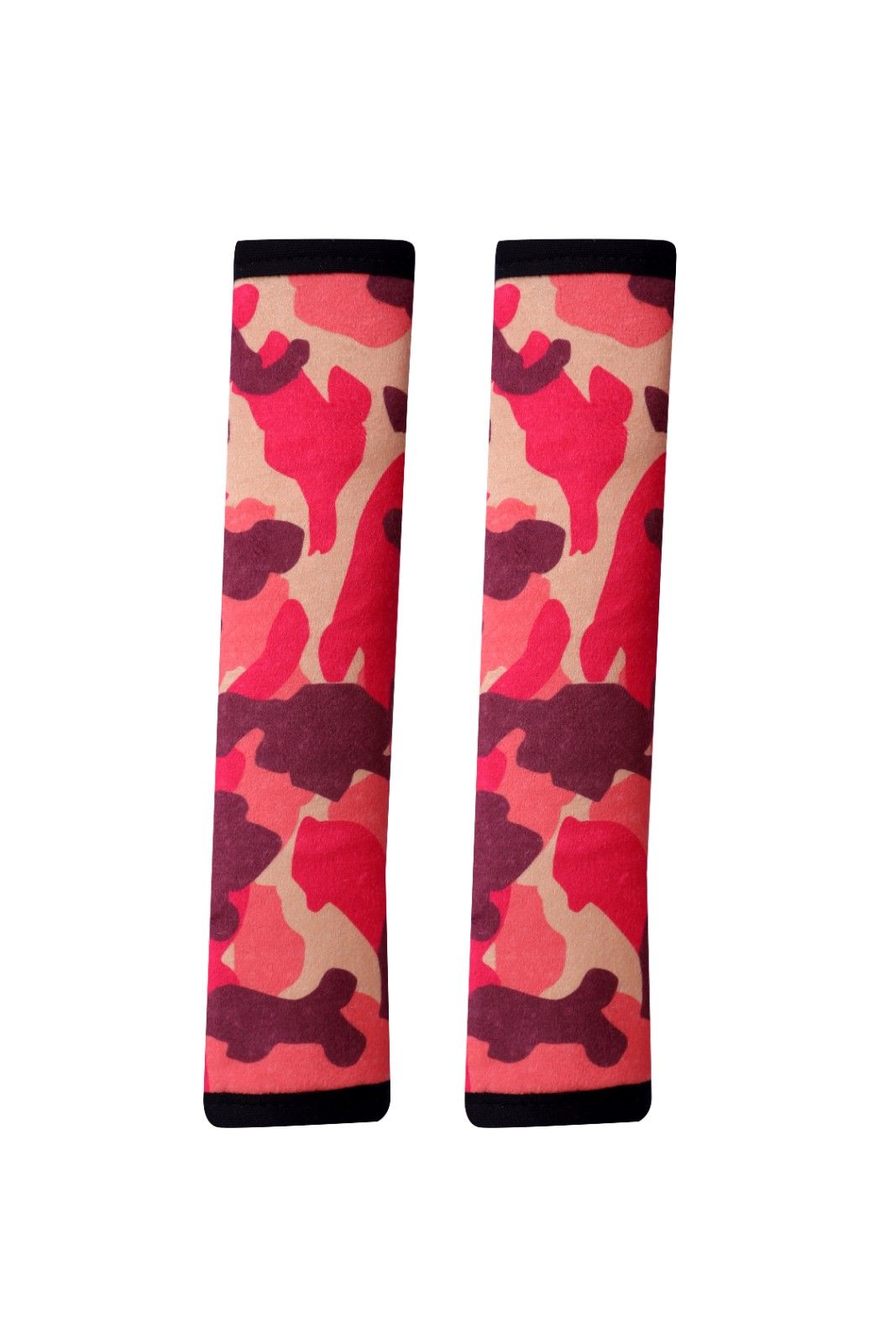 Pink Camouflage -Set of 2 Seat Belt Covers