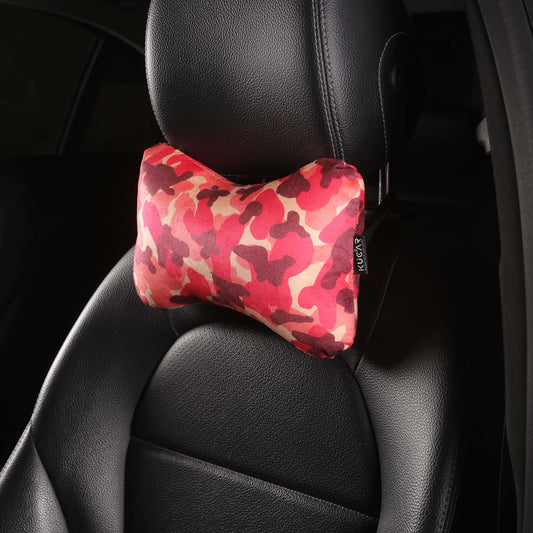 Pink Camouflage -  Set of 2 Neck Pillows