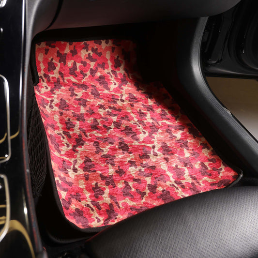 Pink Camouflage - Set of 4 Car Mats