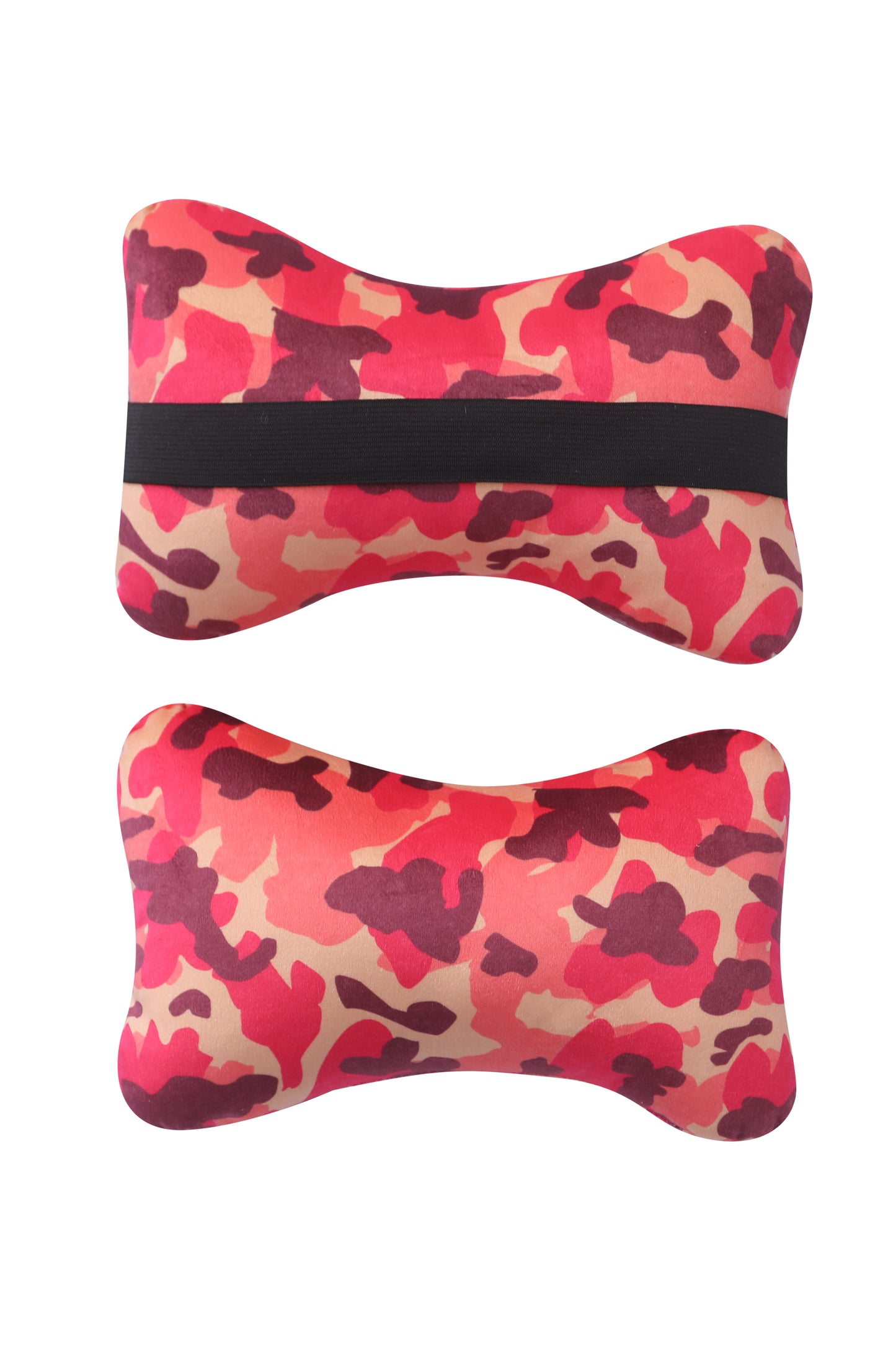 Pink Camouflage -  Set of 2 Neck Pillows