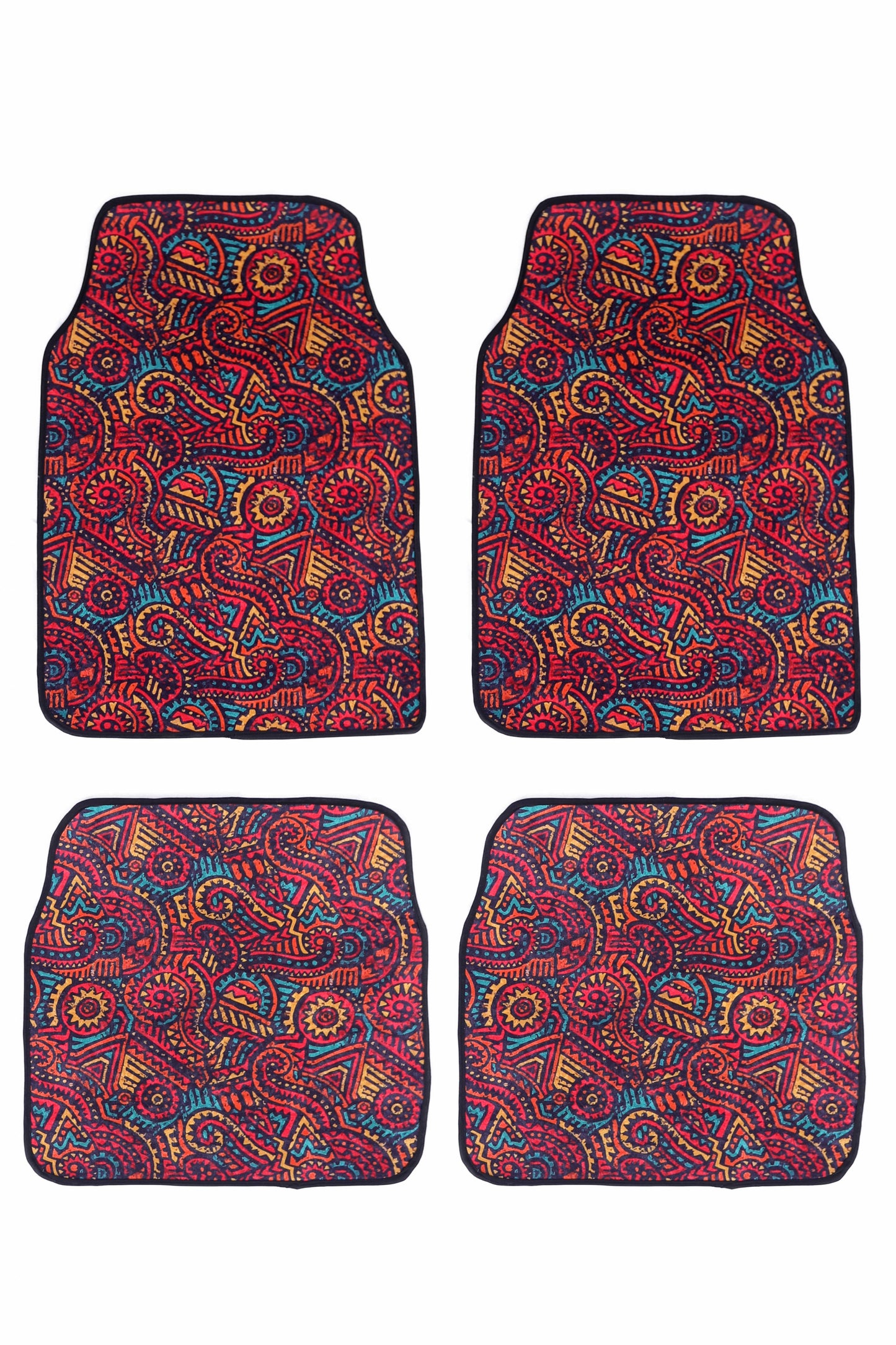 Vintage African - Set of 4 Car Mats