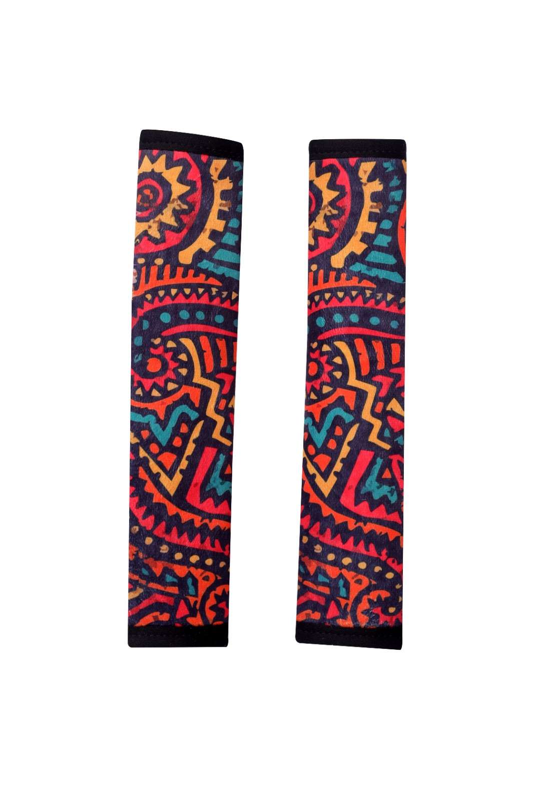 Vintage African - Set of 2 Seat Belt Covers