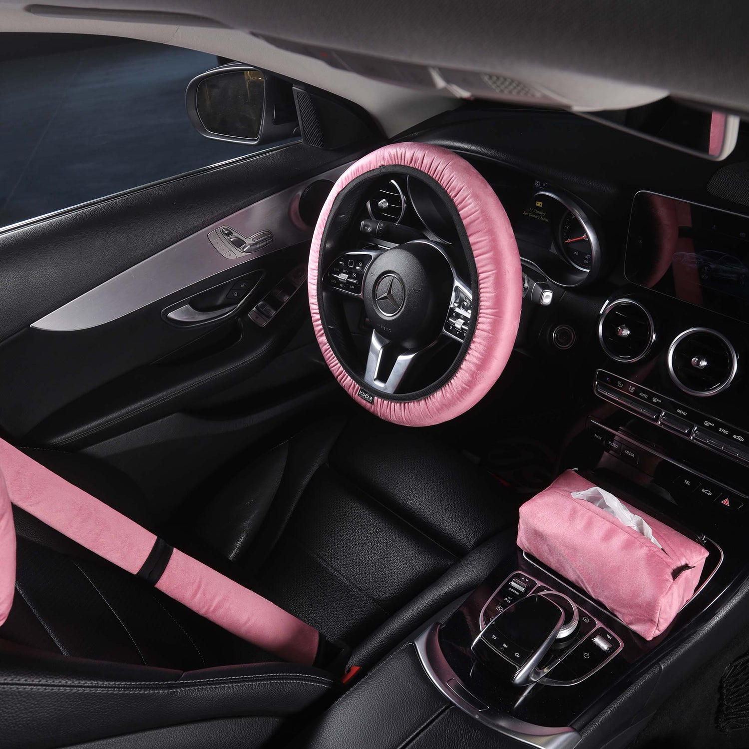 Pink Car accessories