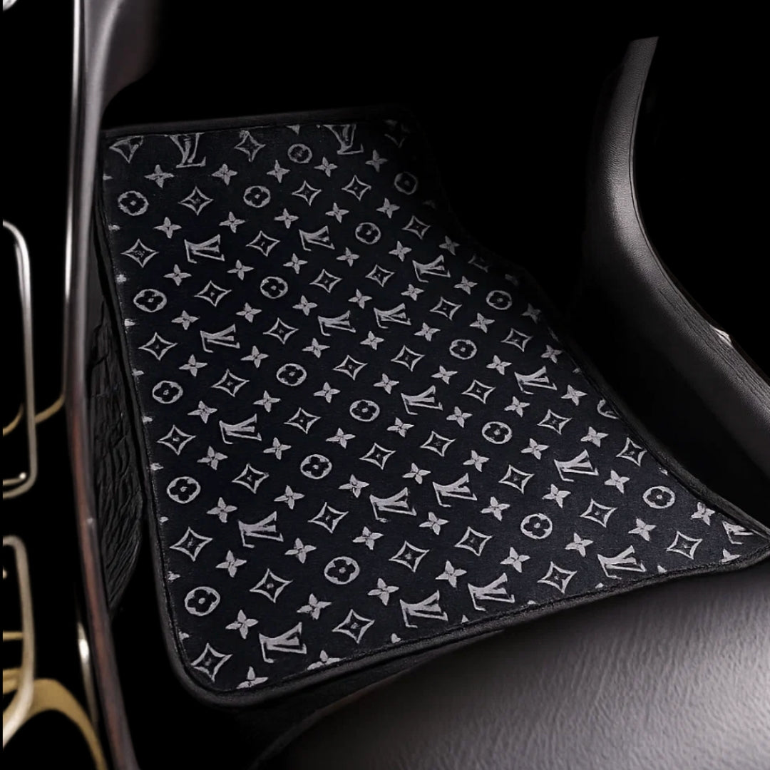 LV Black - Set of 4 Car Mats