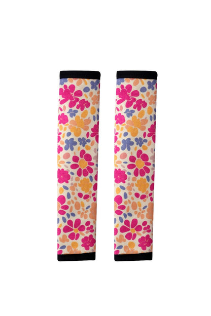 Floral - Set of 2 Seat Belt Covers