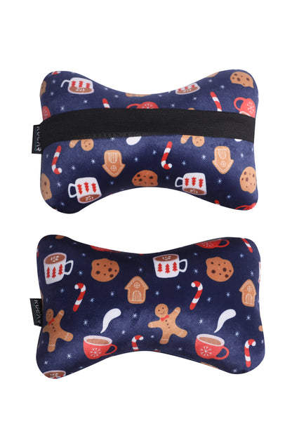 Hot Chocolate - Set of 2 Neck Pillows