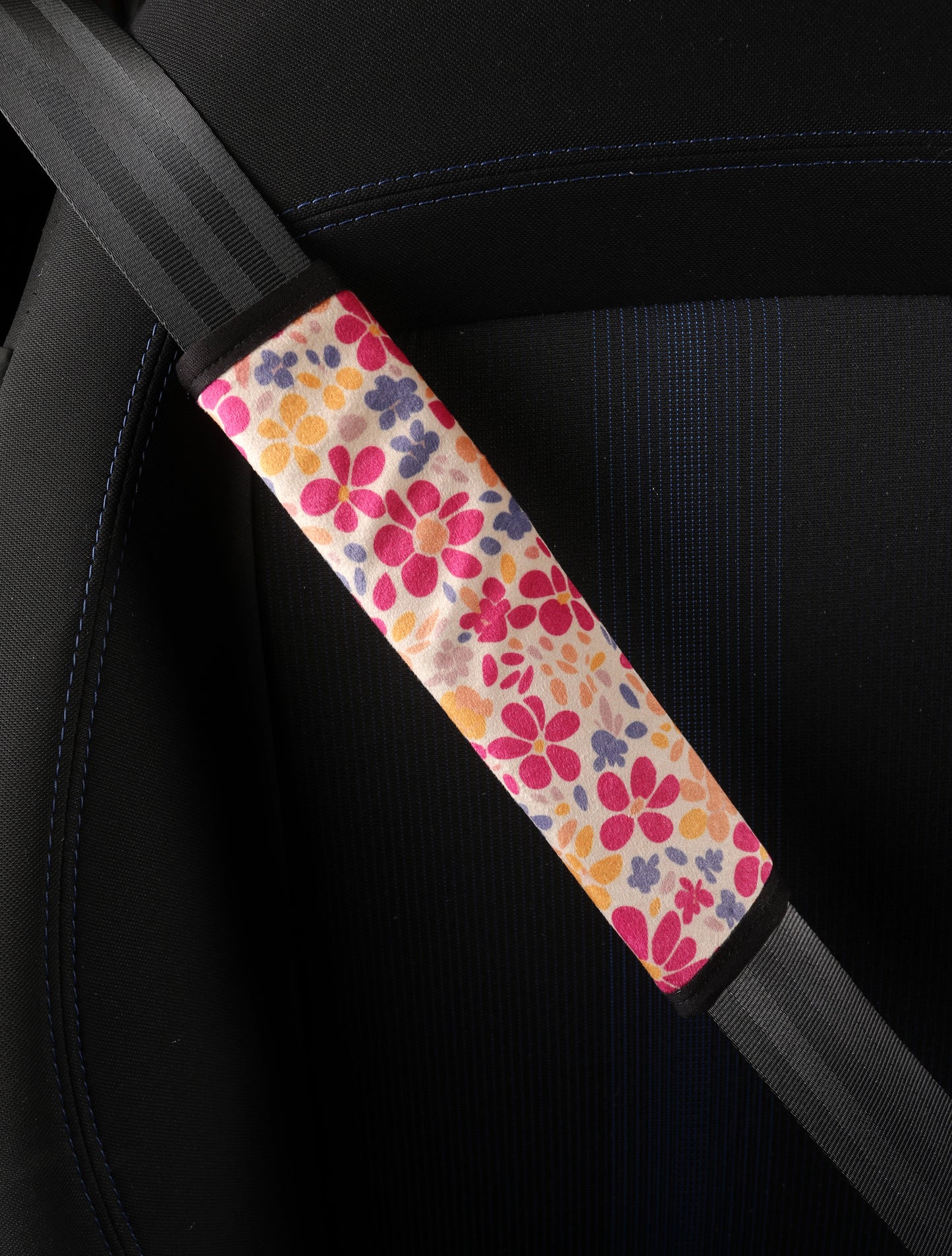 Floral - Set of 2 Seat Belt Covers