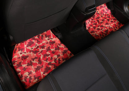 Pink Camouflage - Set of 4 Car Mats