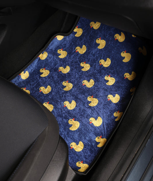 Yellow Duck - Set of 4 Car Mats