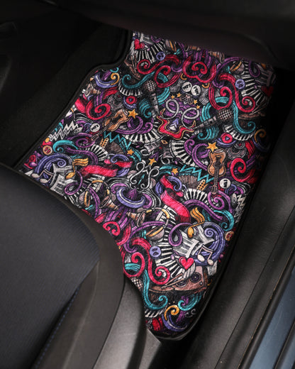 Musical - Set of 4 Car Mats