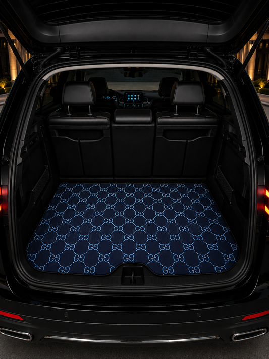 GG Blue Car Bag Mat