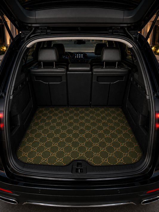 GG Olive Car Bag Mat