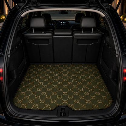 GG Olive Car Bag Mat