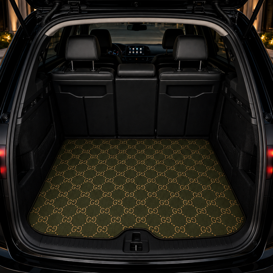 GG Olive Car Bag Mat