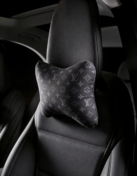 LV Black  Set of 2 Neck Pillows