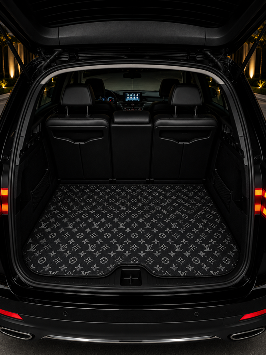 LV Black Car Bag Mat