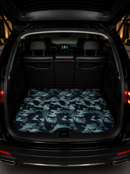 Navy Camouflage Car Bag Mat