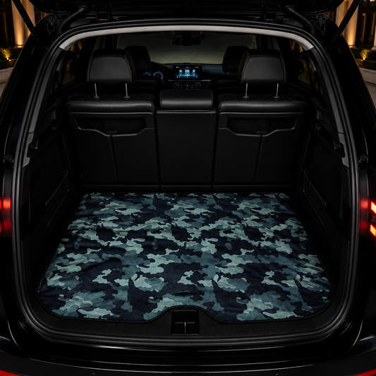Navy Camouflage Car Bag Mat