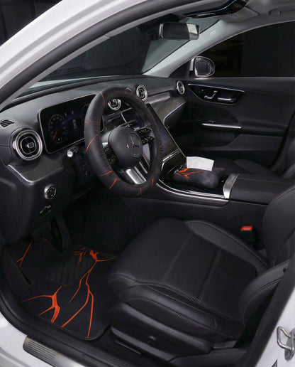 Orange Black - Steering wheel